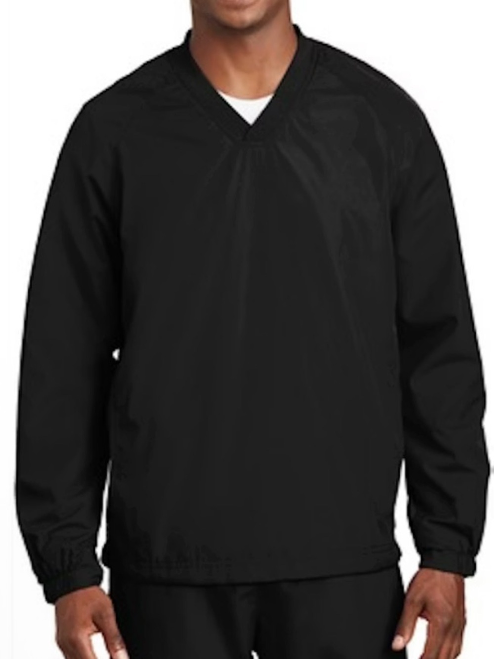 ZERO RESTRICTION golf Men's Black V-Neck all weather  Jacket! L